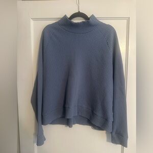 The North Face Blue Waffle Knit Sweater